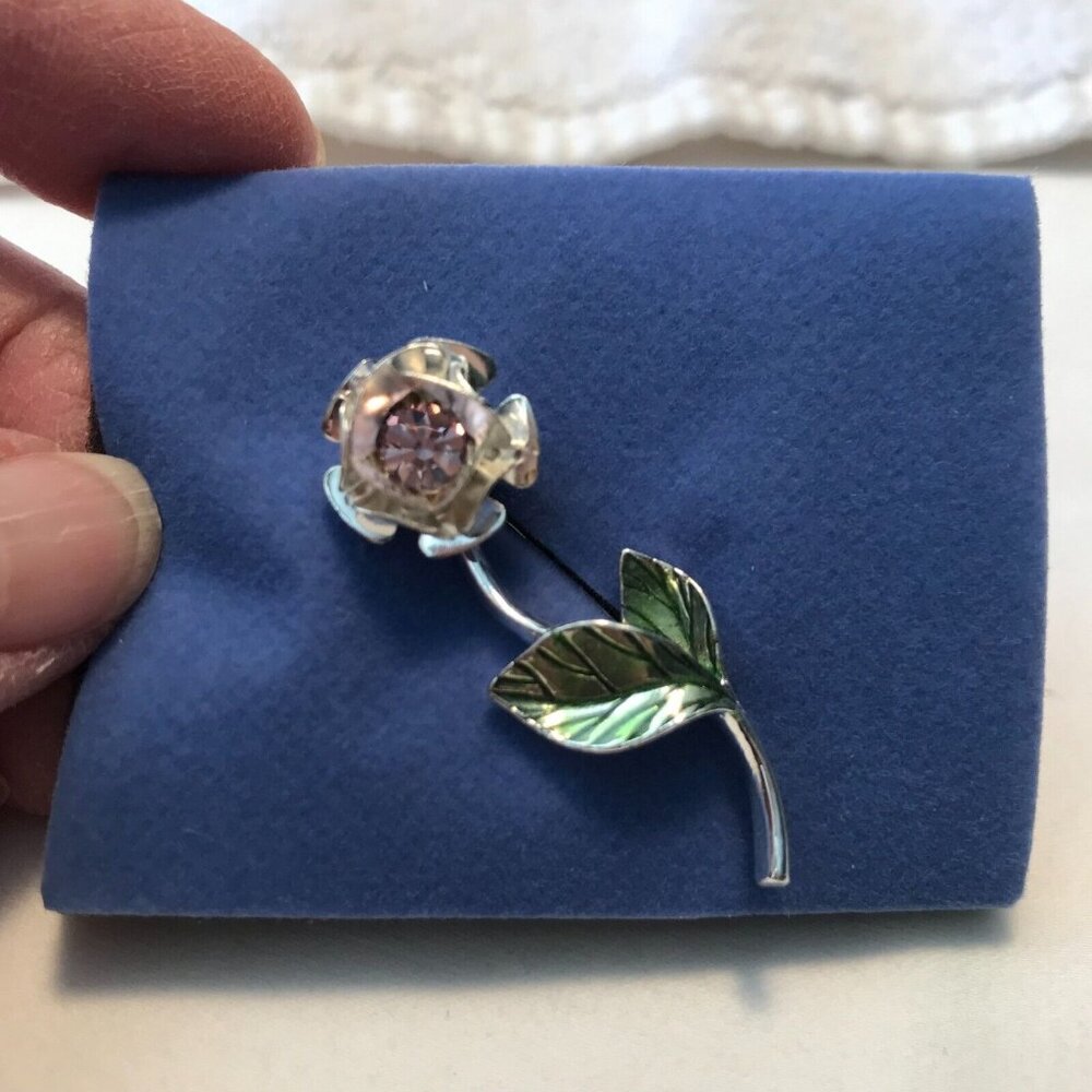 Vintage Avon‎ Birthstone Rose Pin - June